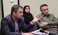 نشست صمیمانه سرپرست مدیریت منابع انسانی دانشگاه علوم پزشکی ایران با  مسئولین و کارکنان مرکز