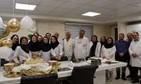 برگزاری جشن تولد اساتید متولد اردیبهشت در بیمارستان کودکان حضرت علی اصغر(ع)