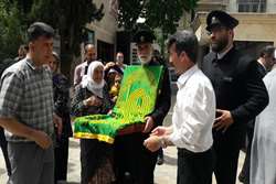حضور خادمان آستان قدس رضوی به مناسبت دهه کرامت