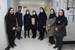 تقدیر از رابطان ایمنی بیمارستان به مناسبت روز جهانی ایمنی